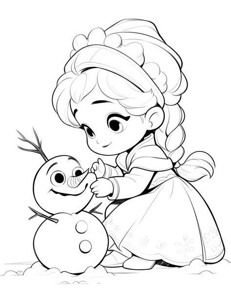 Disney Princess Coloring Pages Frozen Anna