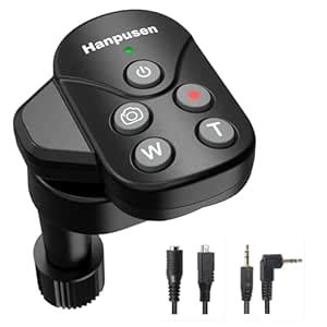 Camcorder Remote Control Zoom Controller Compatible with LANC or Remote ...