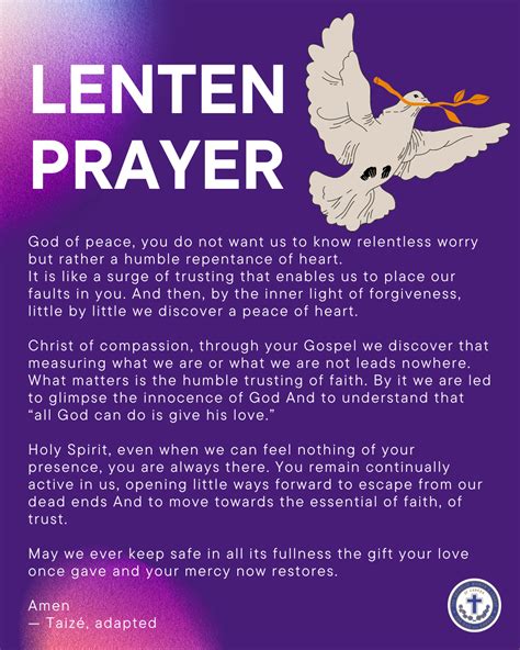 A Lenten Prayer - The Catholic Women's League of Canada