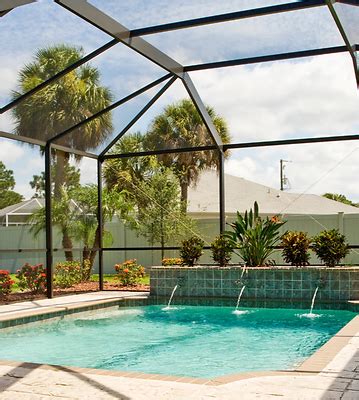 Image result for Landscaping around Pool Screen Enclosure