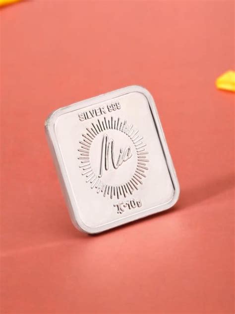 Mia by Tanishq Gayatri Mantra 999 10gm Silver Coin - Price History