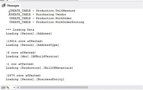 Setting Up AdventureWorks Database 的图像结果