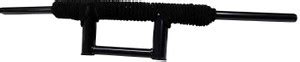 WHEETOYKART Bike Handle Bar Dual Handlebar Pipe/Rod with Rope Black ...