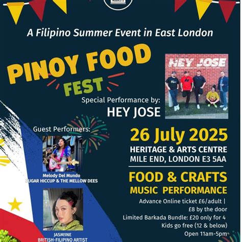 Pinoy Food Fest with Hey Jose! | A Filipino Summer Event in East London ...