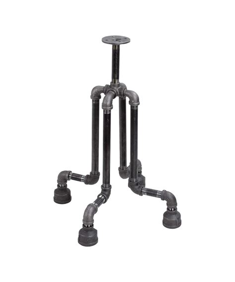 Industrial Pipe Decor Table Leg Set, Rustic End Table Side Table Base ...