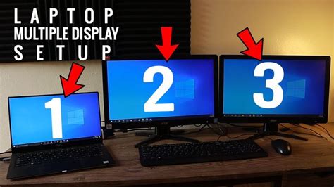 Image result for Laptop Desktop Setup Dual Monitor
