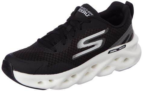 Buy Skechers-GO Run Swirl TECH-Men's Running Shoes-220551-BKW-BLACK ...