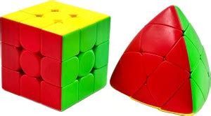 D ETERNAL Speed Cube Combo Set of 3x3x3 and Mastermorphix Cubes Puzzle ...
