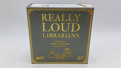 Really Loud Librarians Board Game: Rules for How to Play - Geeky Hobbies