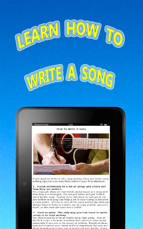 How To Write A Song That Sell - App on Amazon Appstore