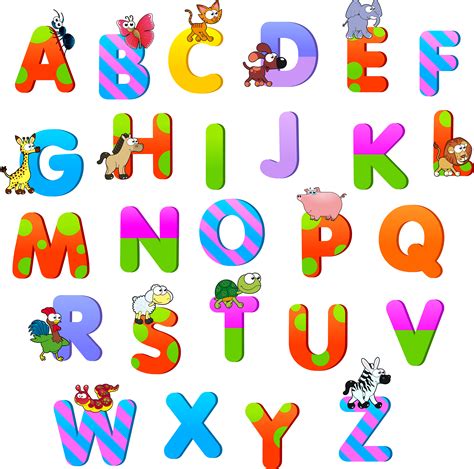 English Alphabet Clipart 101 Clip Art