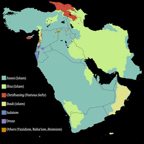 Ethnic map of the middle east – Artofit
