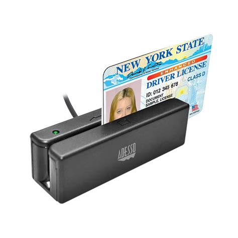 Adesso MSR-100 Magnetic Stripe USB Card Reader | Quill.com