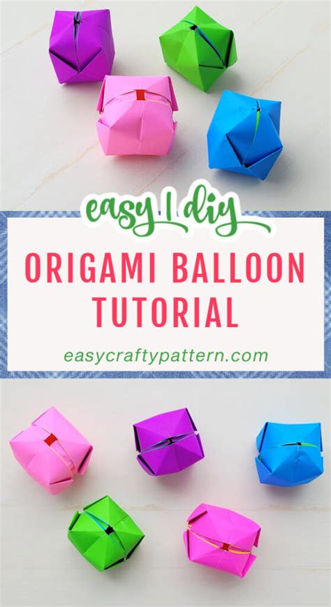 Origami Paper Balloon Tutorial 的图像结果