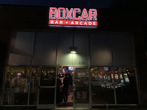 Boxcar Bar & Arcade. Raleigh, NC. | Arcade bar, Box car, Arcade