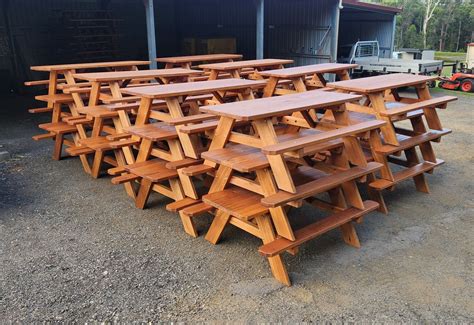 Bush Furniture Man - Commercial Picnic Tables