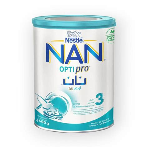 Nestle NAN Optipro Stage 3 Growing up Milk From 1 to 3 Years, 400g ...