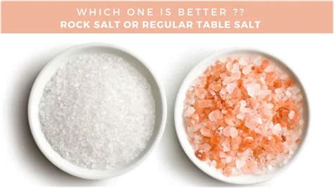Which one is better ? Rock Salt vs Regular Table Salt – Puro Miles