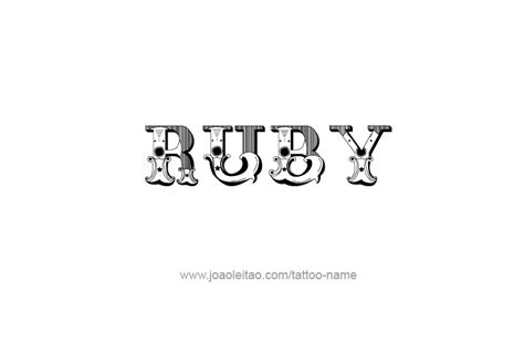 Image result for Ruby Name Labele