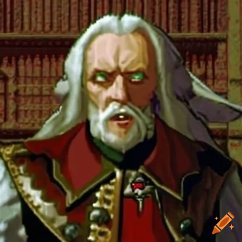 Anthony hopkins as abraham van helsing in castlevania 64 game on Craiyon