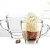 Buy Kosh Crystal Clear Glass Cup Tea, Coffee, Milk, Cappuccino Mugs ...