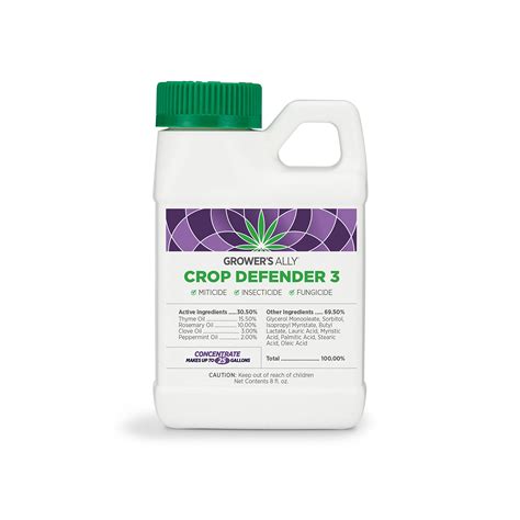 Buy Grower's Ally Crop Defender 3 | Natural, Safe & Insecticide ...