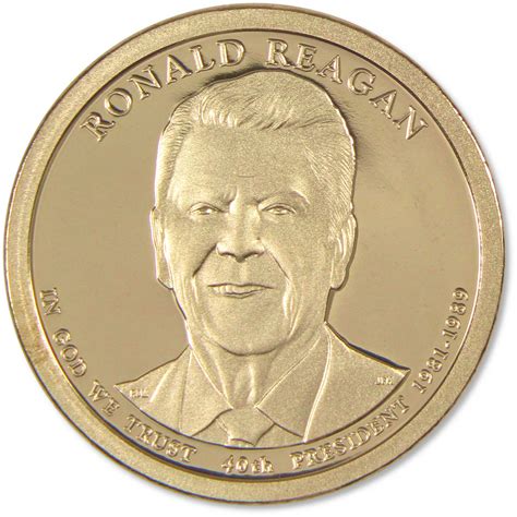 2016 S Ronald Reagan Presidential Dollar Choice Proof $1 Coin