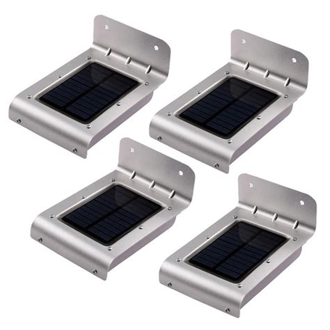 LuckLED Qedertek 16 LED Solar Motion Light, Wall Light, IP65 Waterproof ...