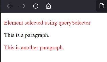 Image result for Document.querySelector JS