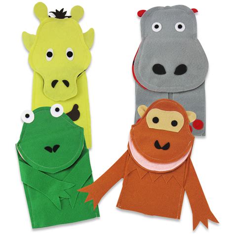 Hand Puppets Wild Animals - Brite Idea
