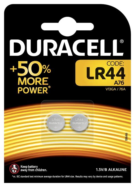 Pack 2 Duracell LR44 Alkaline Batteries - Walmart.com