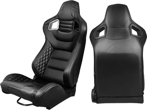 Buy IKON MOTORSPORTS, Universal Racing Seats Pair with Dual Sliders ...