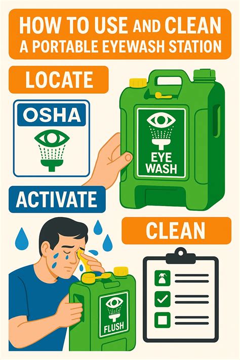 Portable Plumbed Eyewash Station: Easy Safety On-the-Go
