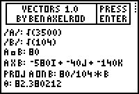 Vectors v1.0 - ticalc.org