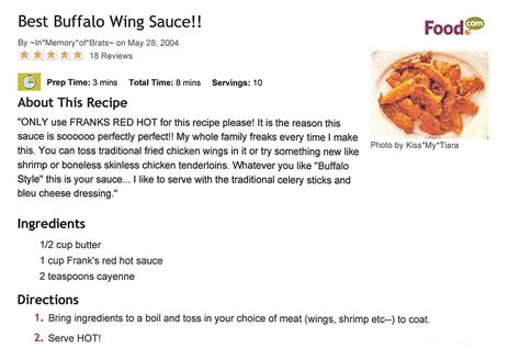 best buffalo wing sauce recipe