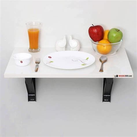 Mini Wall-Mounted iDesk with Laptop Riser Stand – InvisibleBed.com