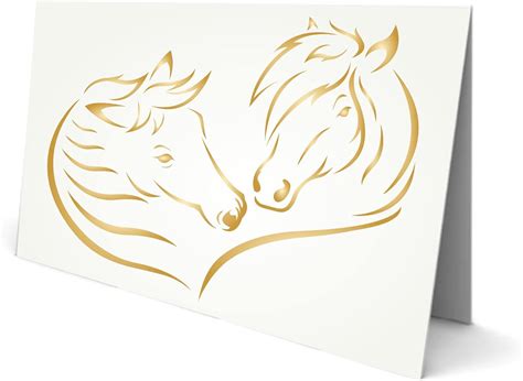 Buy Stencils for Walls Love Horses Stencil, 11 x 8.5 inch (L ...