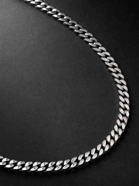 SHAY 18-Karat White Gold Chain Necklace for Men | MR PORTER