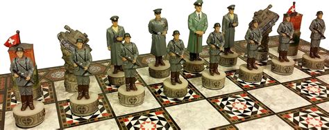 HPL World War 2 US vs Germany Chess Set Hand Painted India | Ubuy