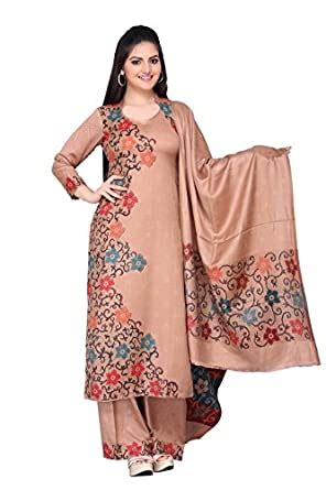 Buy HK Colors of Fashion Women's Rayon Unstitched Top And Dupatta ...