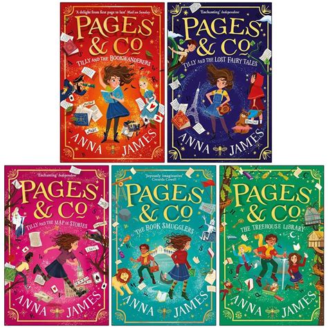 Buy Anna James Pages & Co 5 Books Collection Set (Tilly and the ...