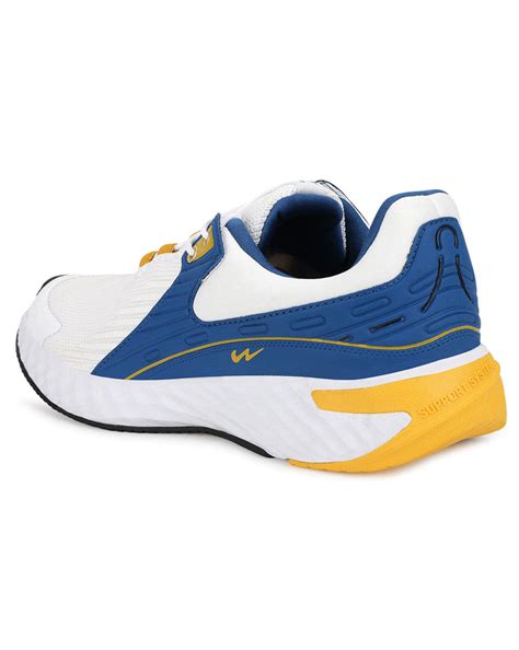 Buy Running Shoes For Men: Rocket-Pro-Of-Wht-New-Blu | Campus Shoes