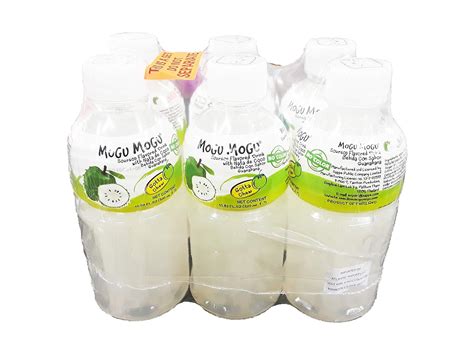 Buy Mogu Mogu Juice with Nata De Coco, Soursop Flavored, 6 Pack Online ...