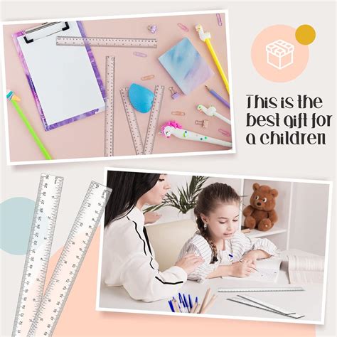 Fuutreo 100 Pack 12 Inch Rulers Bulk Clear Rulers Plastic India | Ubuy