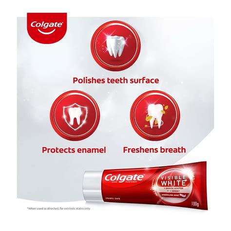 Buy COLGATE VISIBLE WHITE TOOTH PASTE 200 GM Online & Get Upto 60% OFF ...