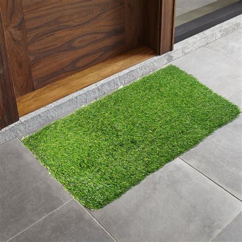 Kuber Industries PVC 45 MM Artificial Grass Door Mat - 24"x 15.2 ...