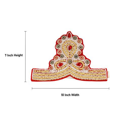 Giri - Stone Kireedam | Lord Krishna Mukut | Krishnas Crown — Giri ...