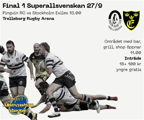Hemmafinal Pingvin RC - Stockholm Exiles, Salixvägen, Trelleborgs ...