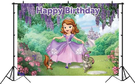 Buy Dawei Sofia The First Backdrop | Birthday Party Background Supplies ...