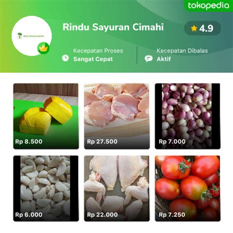 Toko Rindu Sayuran Cimahi Online - Produk Lengkap & Harga Terbaik ...